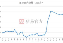 猪肉价格走势图,从历史走势看未来趋势”