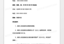 离婚起诉状模板,模板解析与关键要素